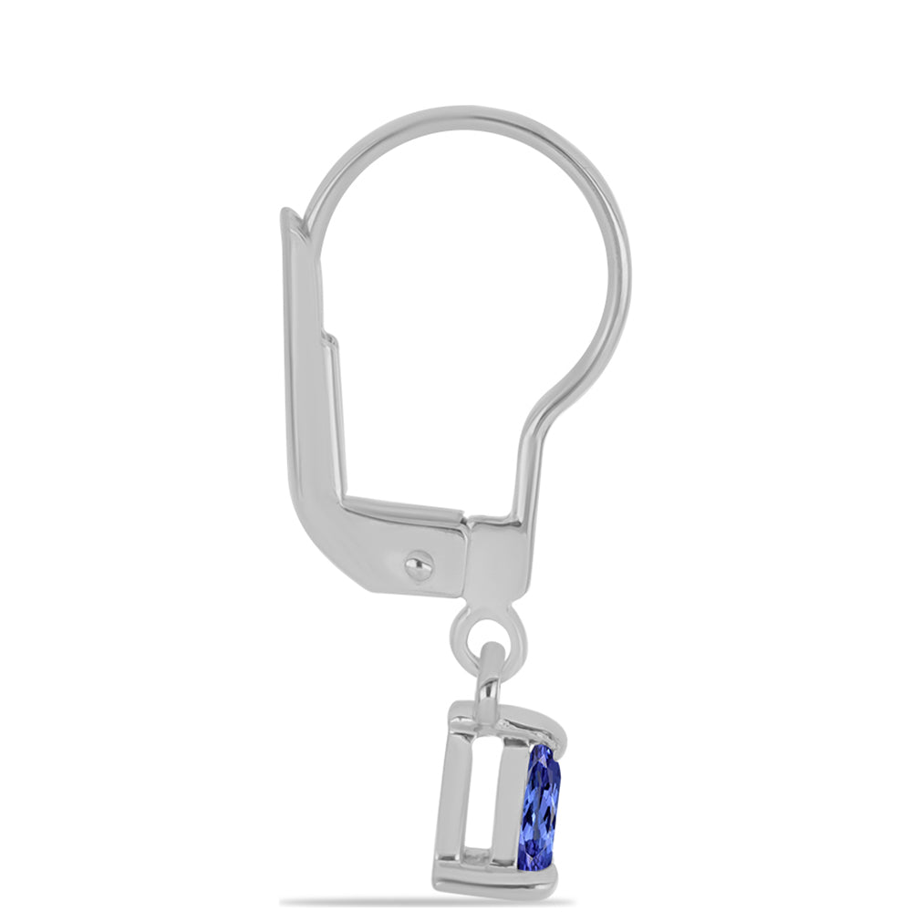 Stříbrné Náušnice s Tanzanitem 2 