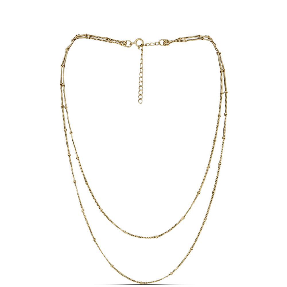 Pozlacený Stříbrný Řetízek ( Náhrdelník ) 1 