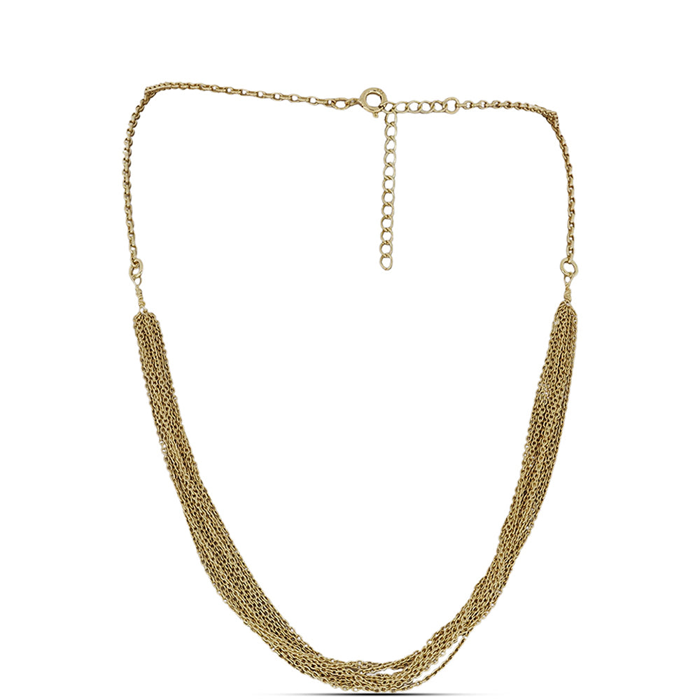 Pozlacené Stříbro 925/1000 - Řetízek  přibližná hmotnost: 8.3 gramů ( Náhrdelník ) 1 