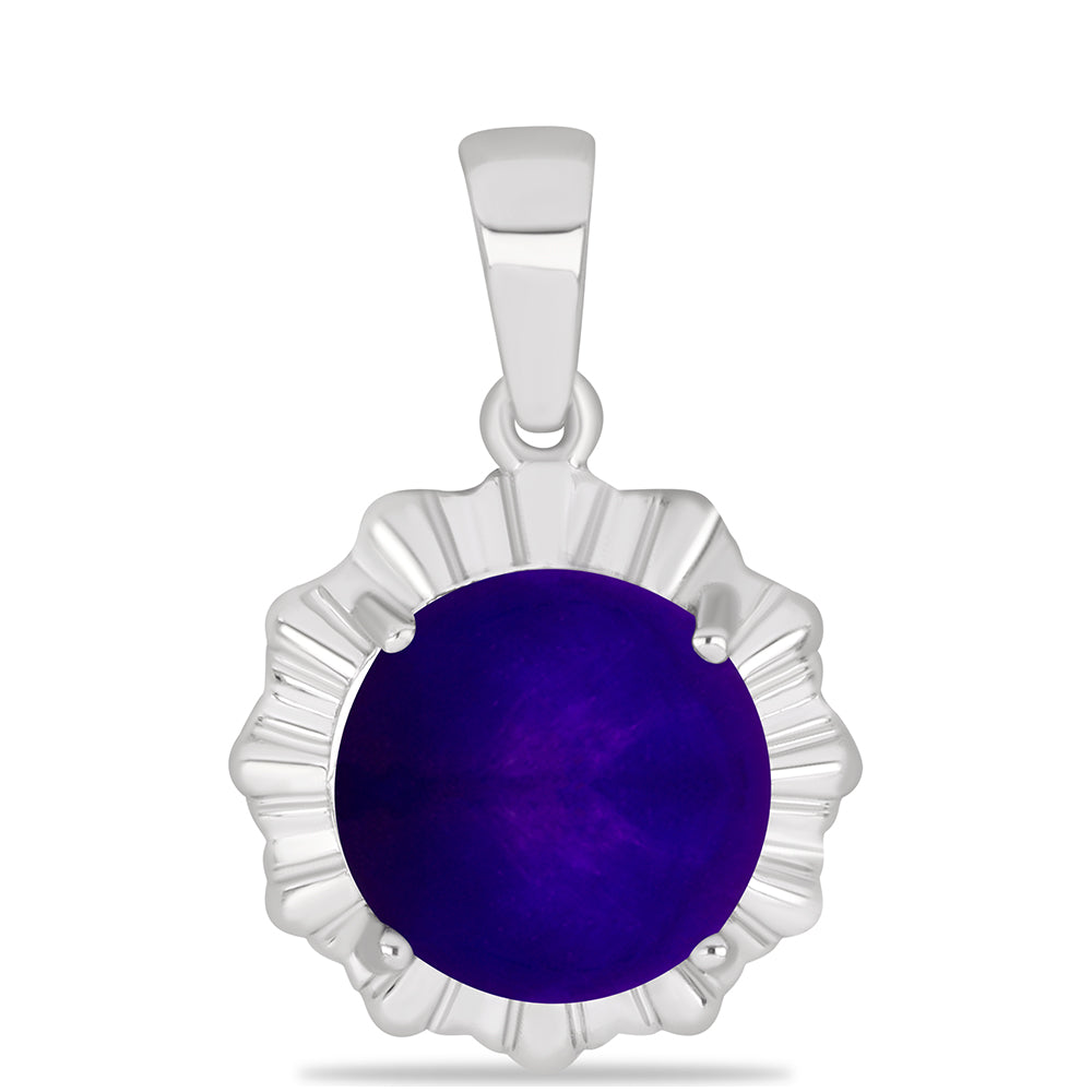 Stříbrný Přívěsek s Purpurovým Jadeitem 1 