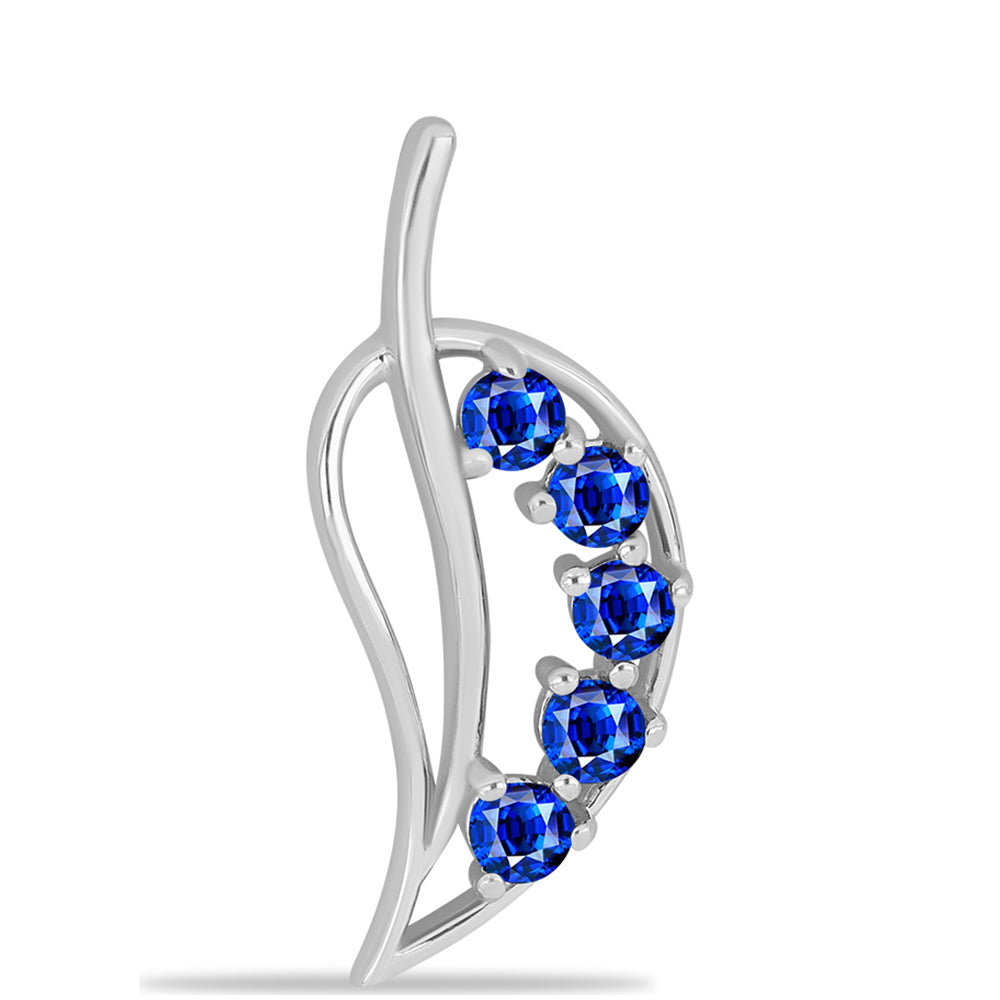 Stříbrný Přívěsek s Australským Modrým Safírem 1 