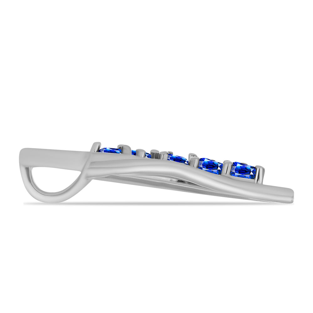 Stříbrný Přívěsek s Australským Modrým Safírem 2 