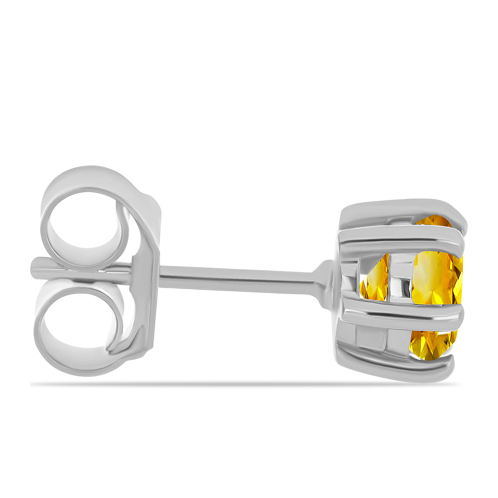 Stříbro 925/1000 - Sada s Uralským Citrínem - Karátové číslo: 1.35. přibližná hmotnost: 2.98 gramů ( Náušnice+Prsten ) 4 