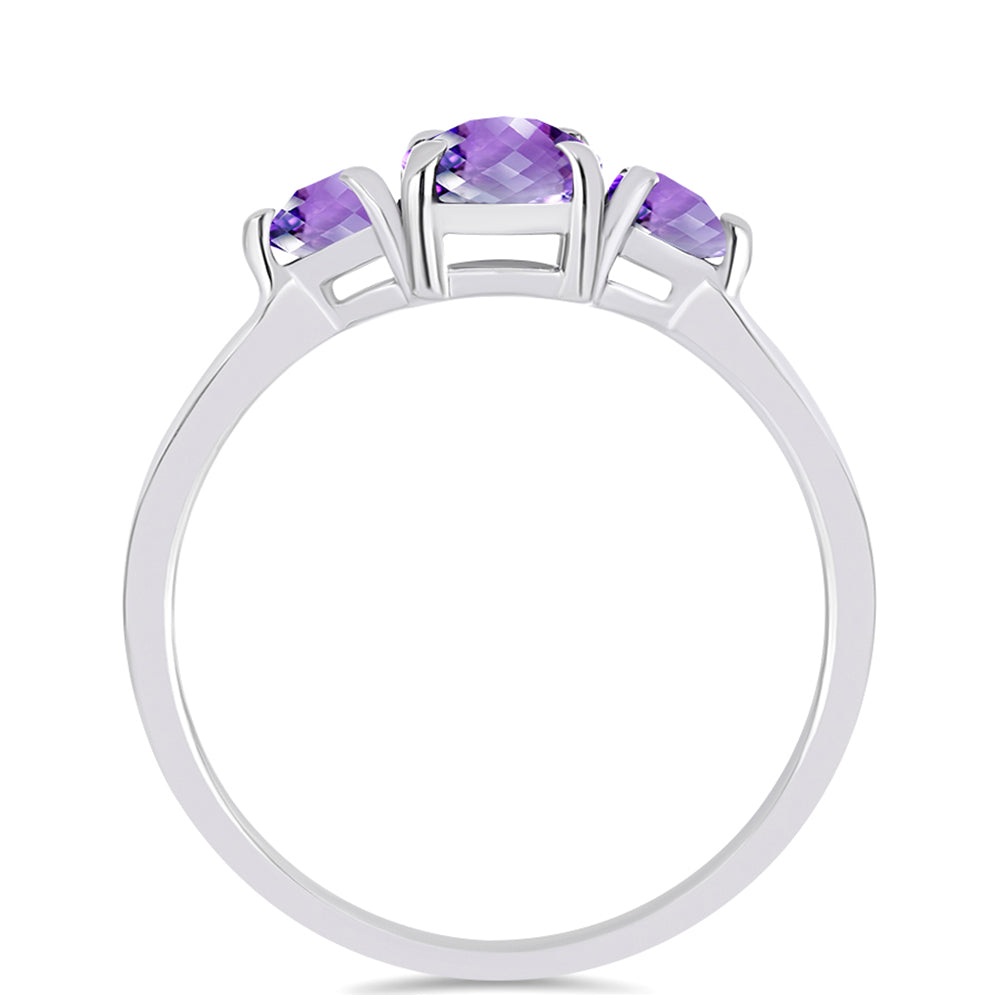Stříbro 925/1000 Prsten s Marockým Ametystem - Karátové číslo: 1.56. přibližná hmotnost: 2.48 gramů 2 