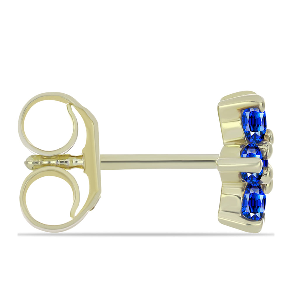 Pozlacené Stříbro 925/1000 - Sada s Madagaskarským Rubínem a Brazilským Smaragdem - Karátové číslo: 2.19. přibližná hmotnost: 6.64 gramů ( Náušnice ) 7 