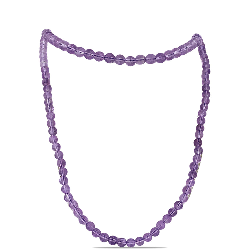 Nugetový Náhrdelník s Rose de France Ametystem - Karátové číslo: 226.5. přibližná hmotnost: 45.3 gramů 1 