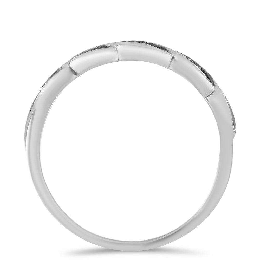 Stříbrný Prsten s Bartonským Granátem 3 