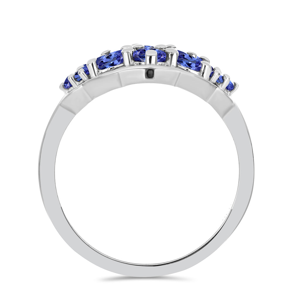 Stříbrný Prsten s Tanzanitem