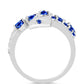 Stříbrný Prsten s Australským Modrým Safírem