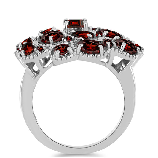 Stříbrný Prsten s Bartonským Granátem