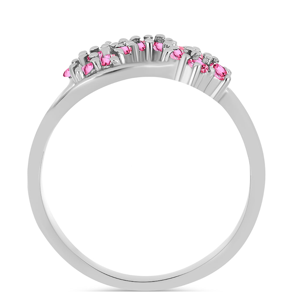 Stříbro 925/1000 - Prsten s Růžovým Turmalínem z Pelmadulla - Karátové číslo: 0.73. přibližná hmotnost: 3.04 gramů 2 