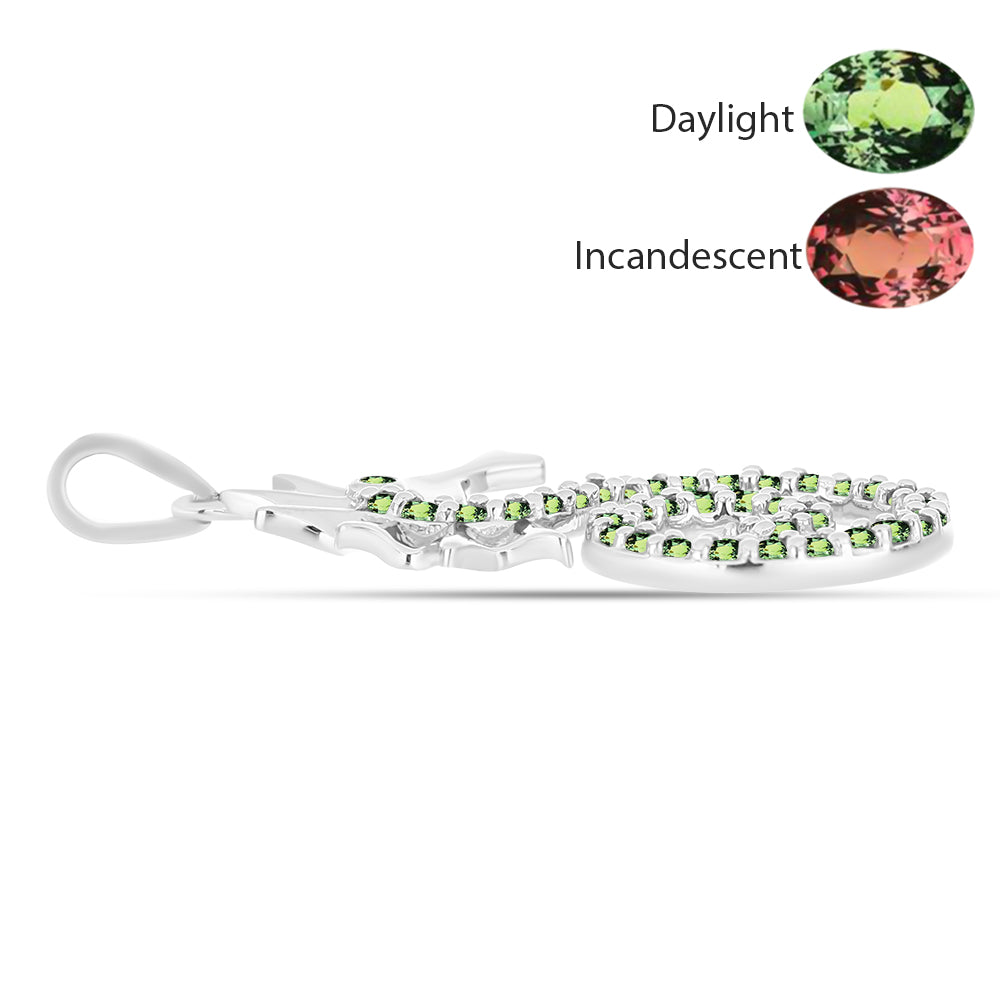 Stříbrný Přívěsek s Přírodním Alexandritem