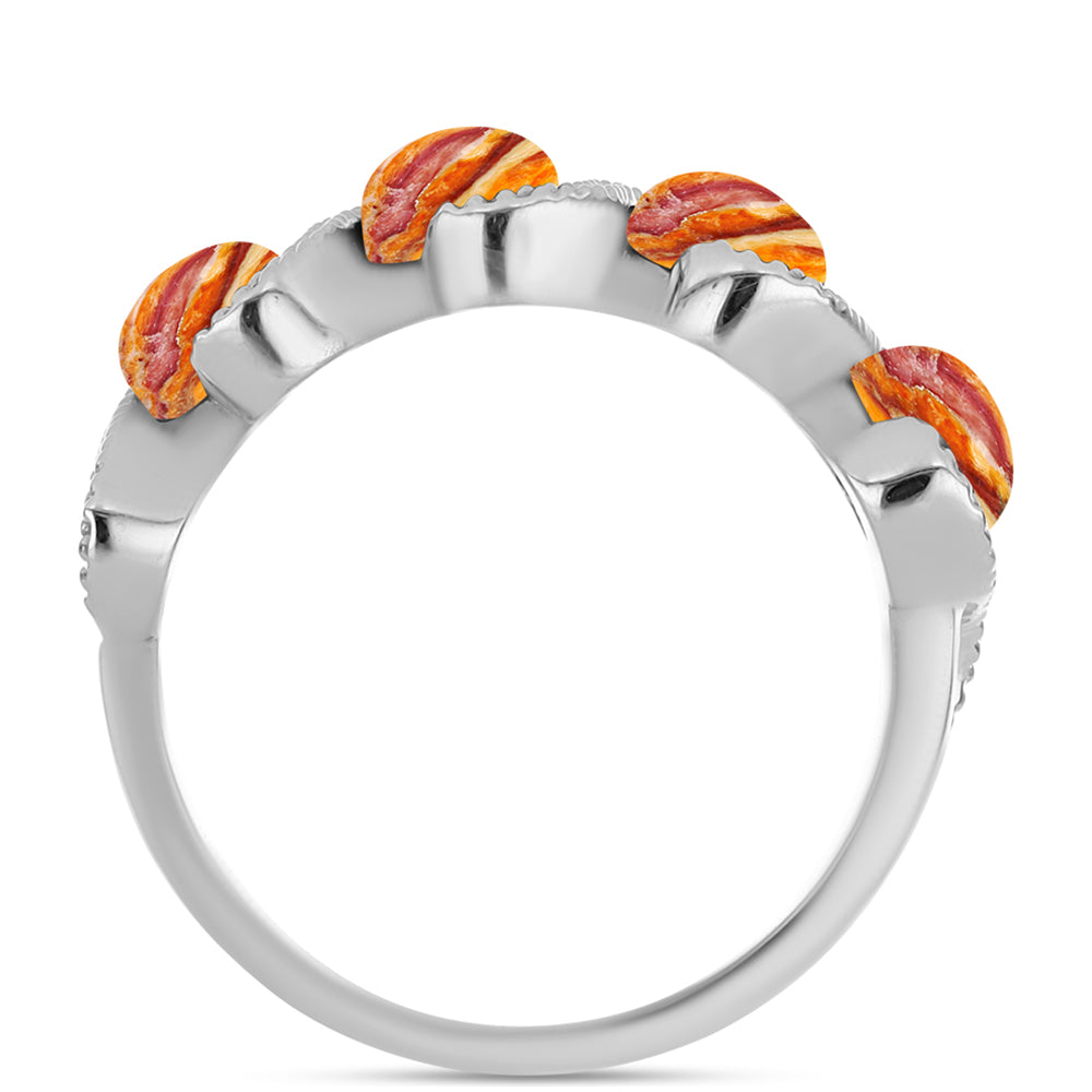 Stříbro 925/1000 - Prsten s jaspisem (Lví tlapa) - Karátové číslo: 2.24. přibližná hmotnost: 4.06 gramů 2 