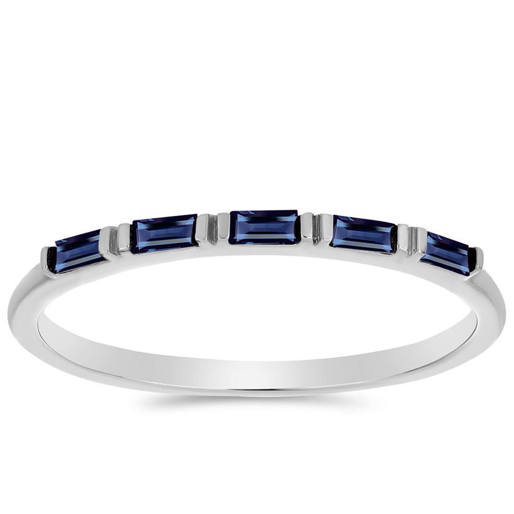 Stříbrný Prsten s "Císařský Fialový" Moissanitem 3 