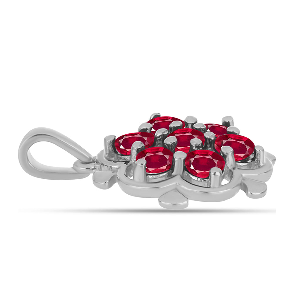 Stříbro 925/1000 Přívěsek s Madagaskarským Rubínem - Karátové číslo: 1.73. přibližná hmotnost: 2.28 gramů 2 