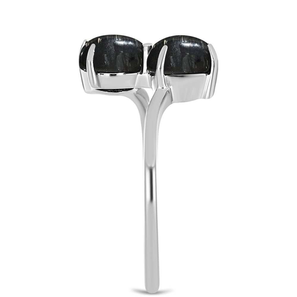 Stříbro 925/1000 - Prsten s Picasso Jaspisem - Karátové číslo: 3.22. přibližná hmotnost: 2.71 gramů 4 