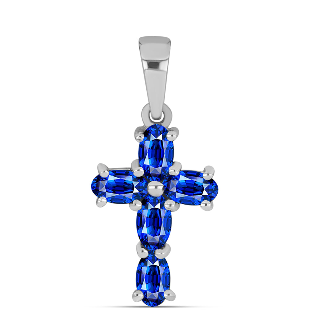 Stříbro 925/1000 - Sada s Australským Modrým Safírem - Karátové číslo: 4.16. přibližná hmotnost: 5.19 gramů ( Náušnice+Prsten+Přívěsek ) 4 