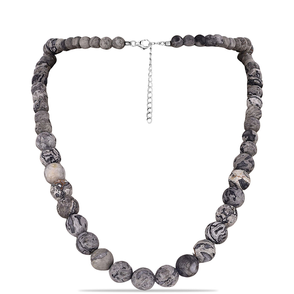 Nugetový Náhrdelník s Picasso Jaspisem - Karátové číslo: 277.5. přibližná hmotnost: 56.54 gramů 1 