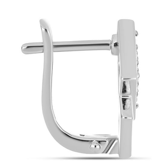 Stříbrné Náušnice s "Císařským žlutým" topazem