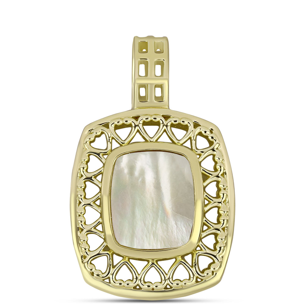 Pozlacené Stříbro 925/1000 - Přívěsek s Lasturou - Karátové číslo: 3.07. přibližná hmotnost: 5.81 gramů