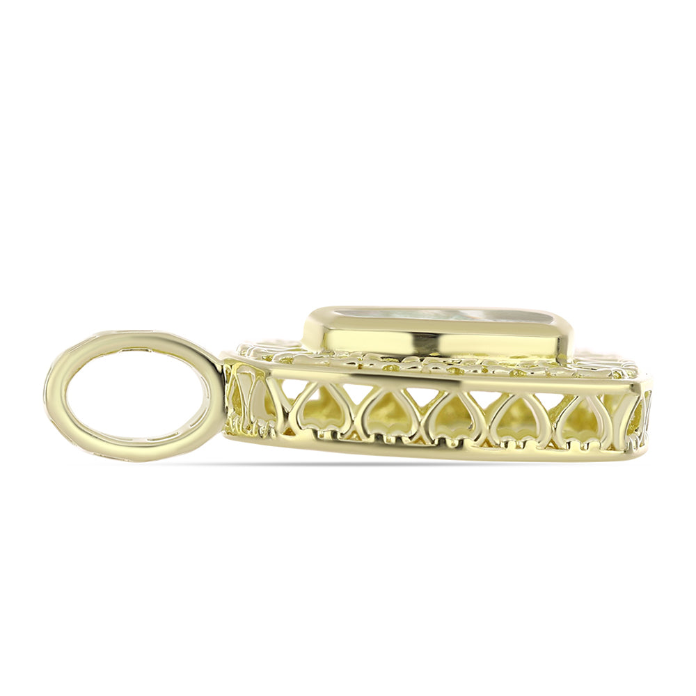 Pozlacené Stříbro 925/1000 - Přívěsek s Lasturou - Karátové číslo: 3.07. přibližná hmotnost: 5.81 gramů 2 