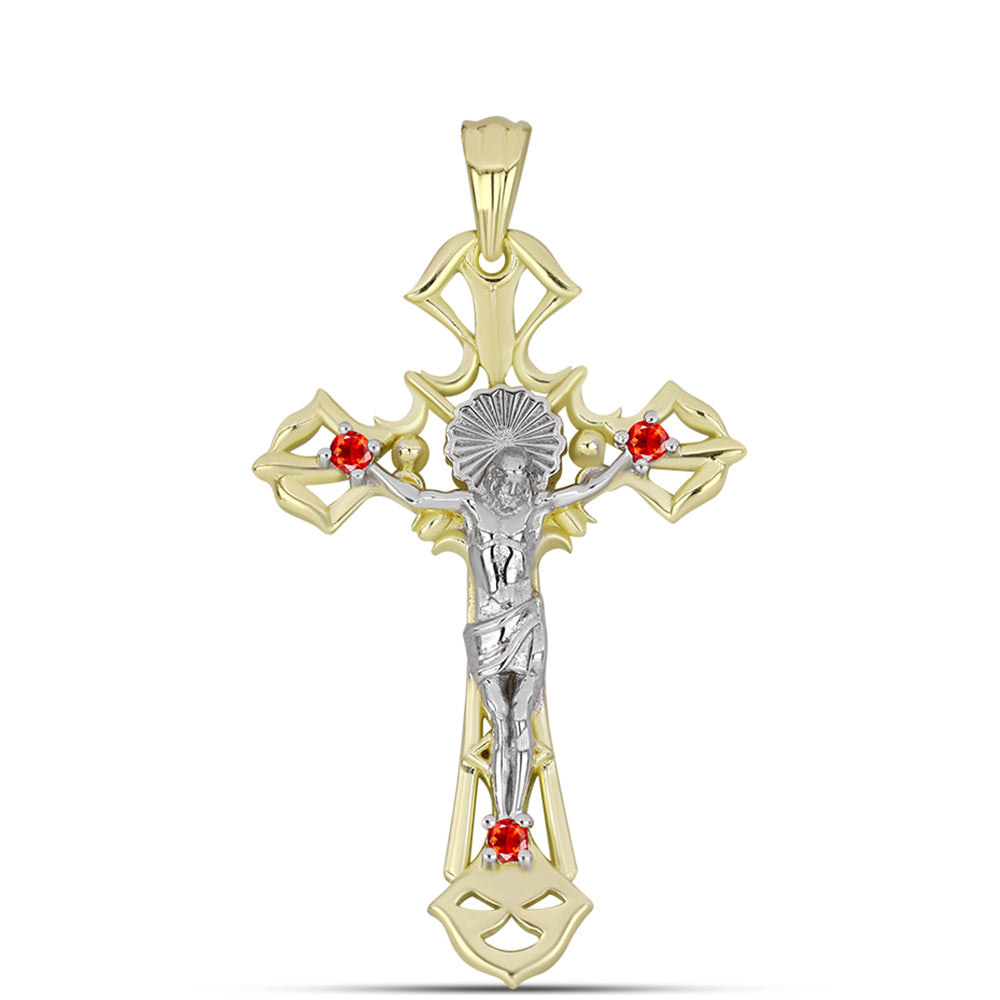 Pozlacený Stříbro 925/1000 - Přívěsek s Etiopským Červeným Opálem z Lega Dembi - Karátové číslo: 0.07. přibližná hmotnost: 4.41 gramů 1 