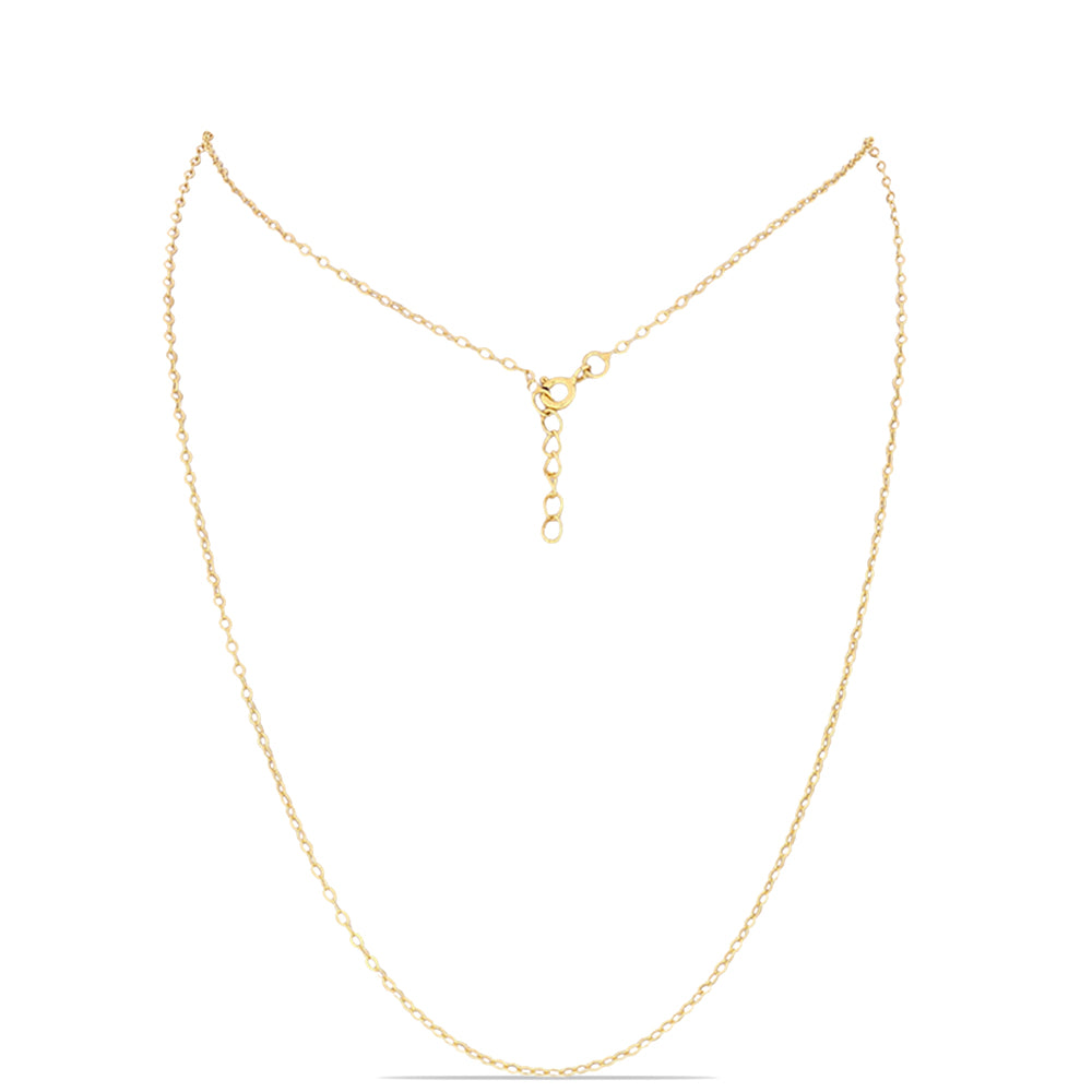 Pozlacené Stříbro 925/1000 - Řetízek  přibližná hmotnost: 1.21 gramů 1 