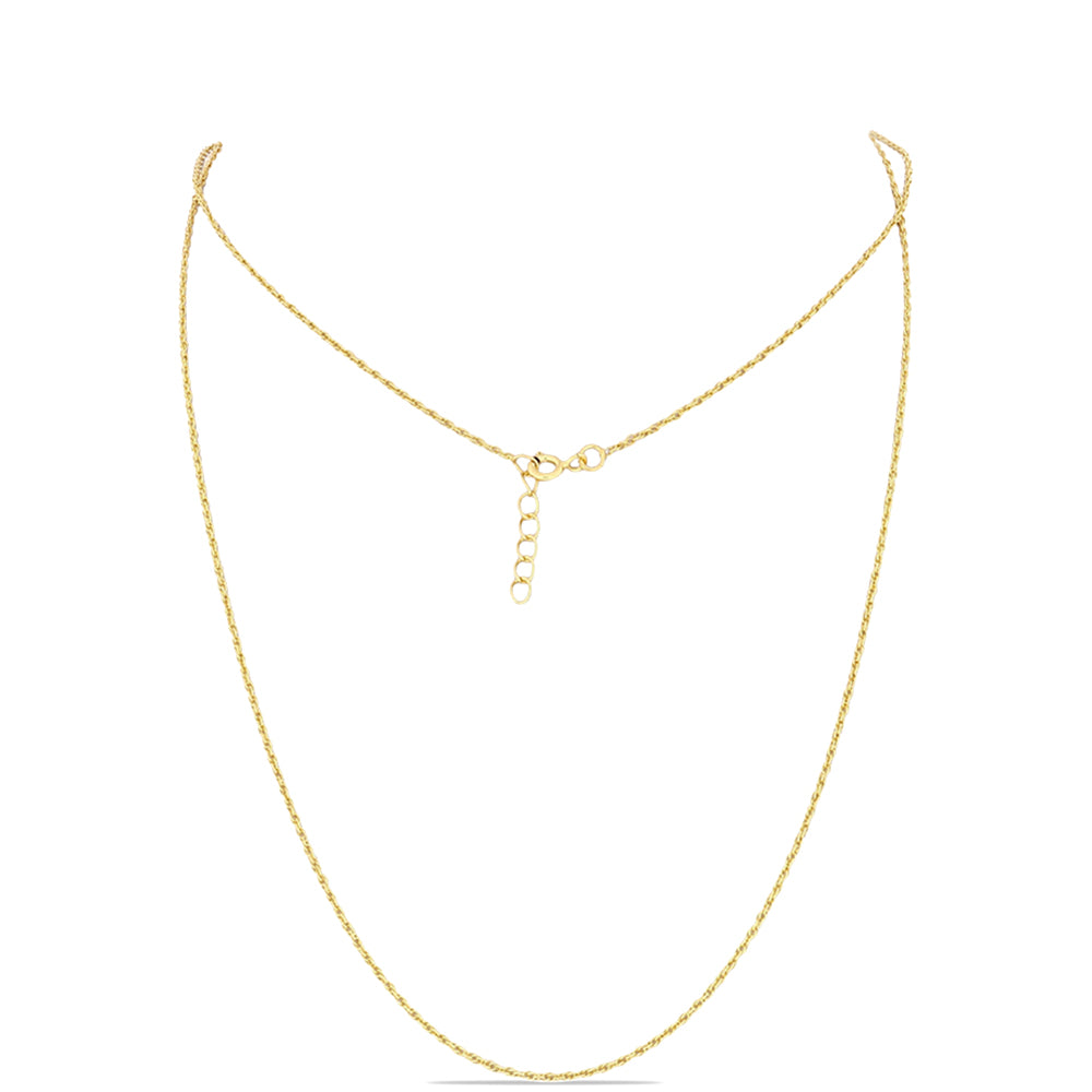 Pozlacené stříbro 925/1000 Řetízek  přibližná hmotnost: 1.8 gramů