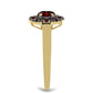 Pozlacený Stříbrný Prsten s Bartonským Granátem