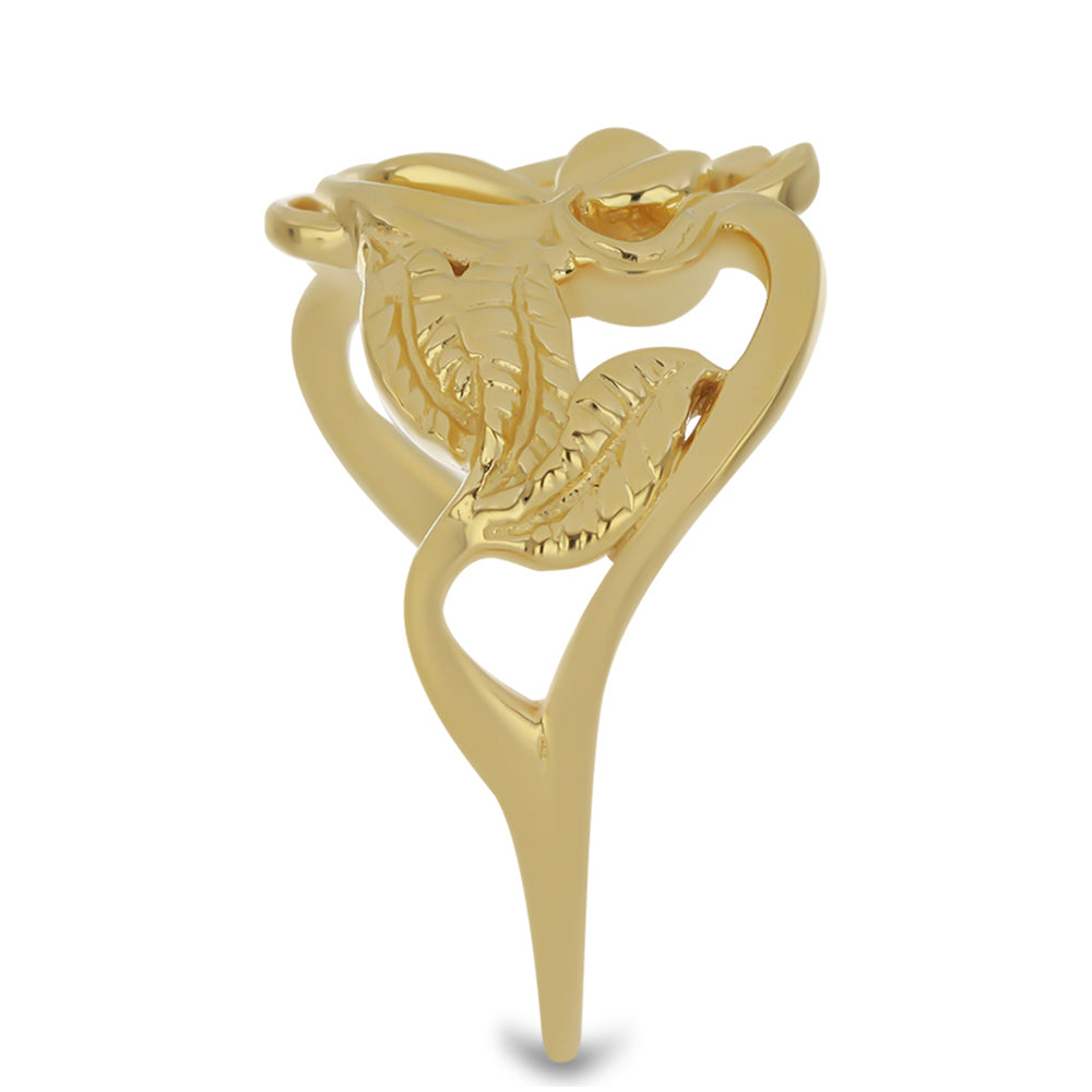 Pozlacené Stříbro 925/1000 - Prsten s Brazilským Smaragdem - Karátové číslo: 0.04. přibližná hmotnost: 3.8 gramů 4 