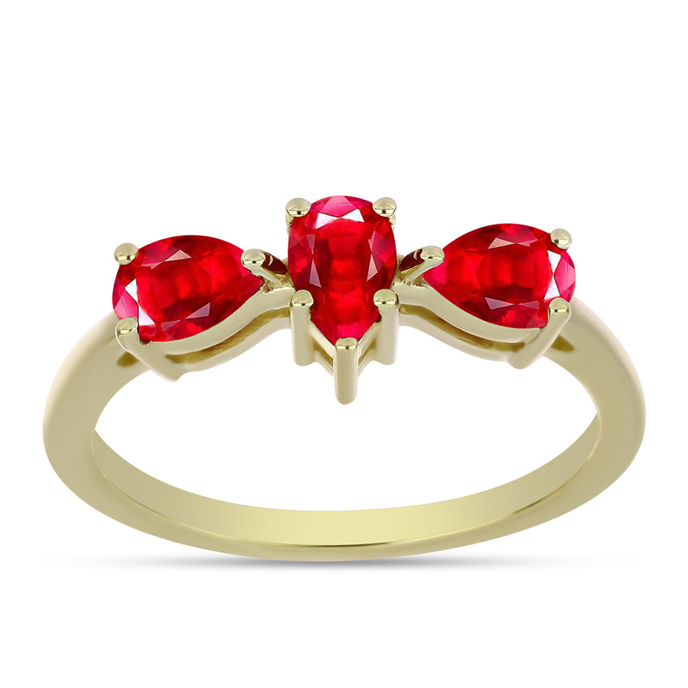 Pozlacené Stříbro 925/1000 - Prsten s Červeným Achátem - Karátové číslo: 1.14. přibližná hmotnost: 2.54 gramů