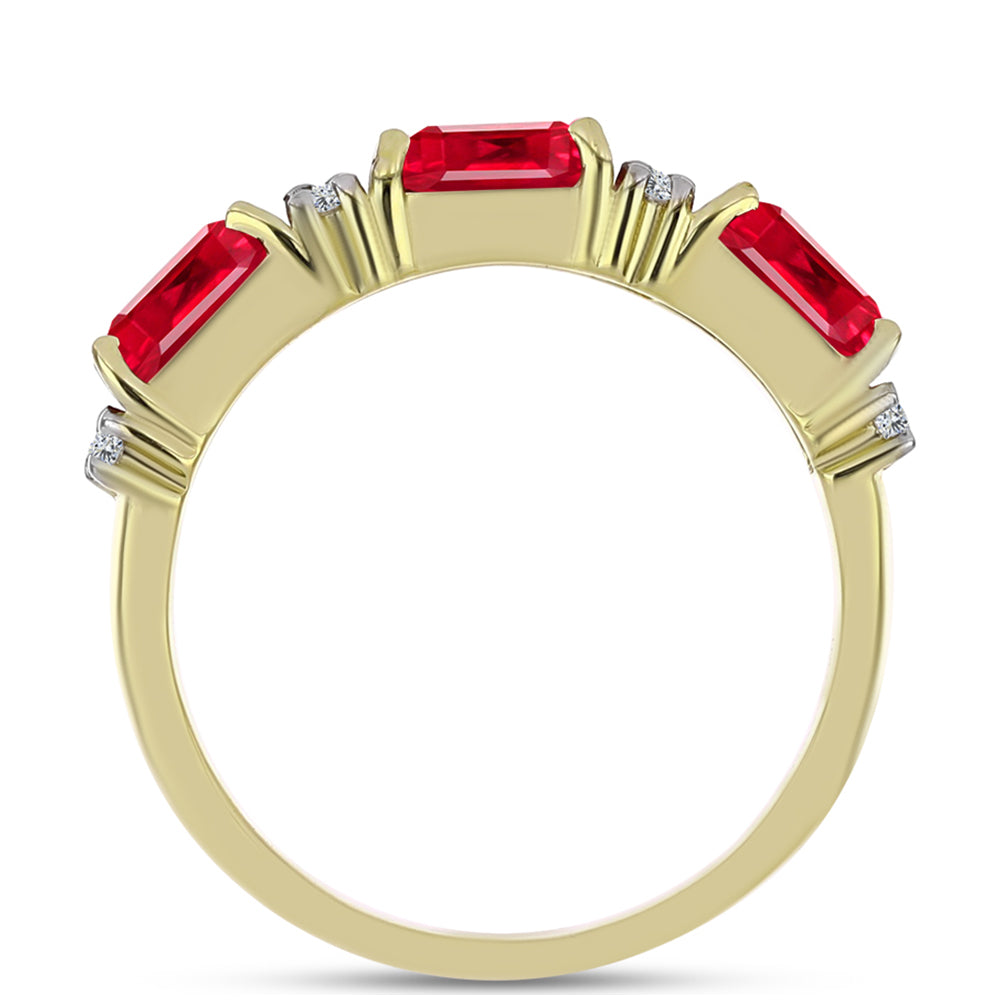 Pozlacené Stříbro 925/1000 - Prsten s Červeným Achátem a Bílým Topazem - Karátové číslo: 1.96. přibližná hmotnost: 3.11 gramů