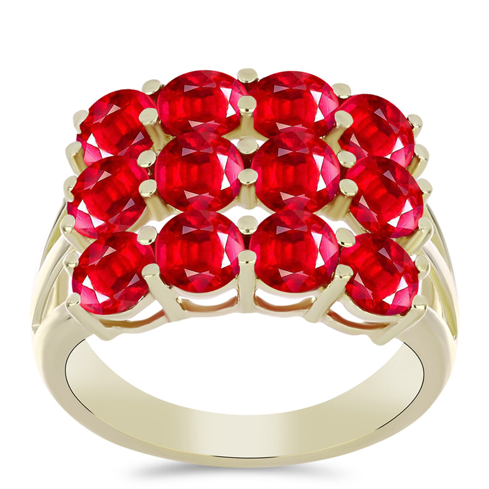 Pozlacené Stříbro 925/1000 - Prsten s Červeným Achátem - Karátové číslo: 3. přibližná hmotnost: 4.01 gramů 3 