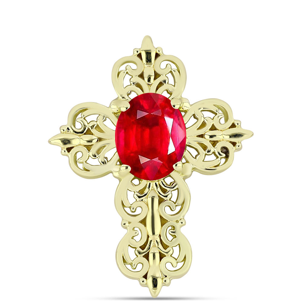 Pozlacené Stříbro 925/1000 - Přívěsek s Červeným Achátem - Karátové číslo: 2.26. přibližná hmotnost: 5.63 gramů 1 