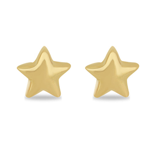 Pozlacené Stříbro 925/1000 - Náušnice  přibližná hmotnost: 0.78 gramů