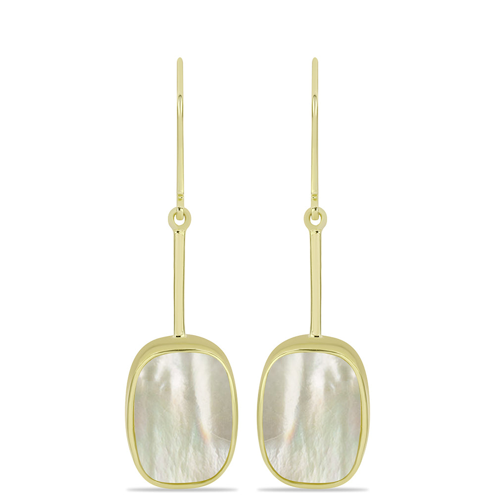 Pozlacené Stříbro 925/1000 - Náušnice s Lasturou - Karátové číslo: 8.34. přibližná hmotnost: 5.87 gramů 1 
