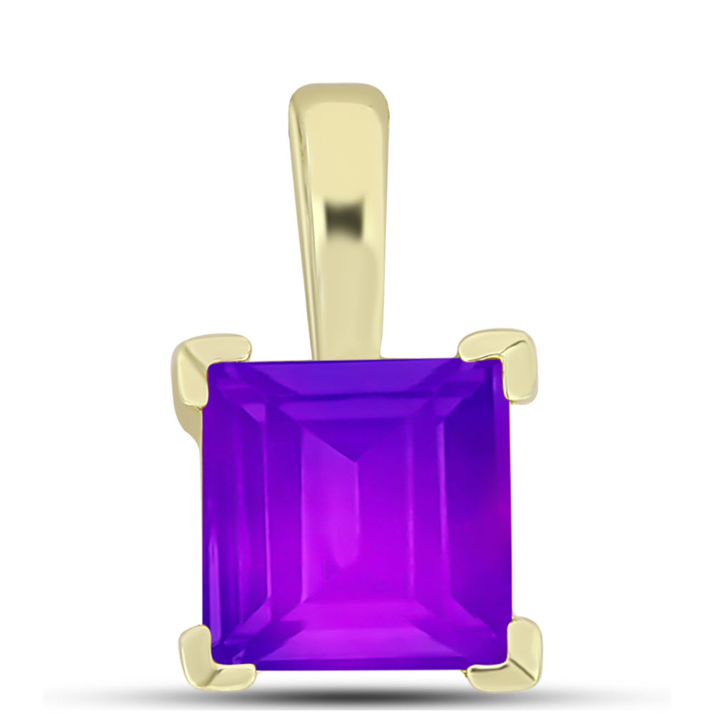 Pozlacené Stříbro 925/1000 - Přívěsek s Purpurovým Achátem - Karátové číslo: 1.63. přibližná hmotnost: 1.32 gramů 1 