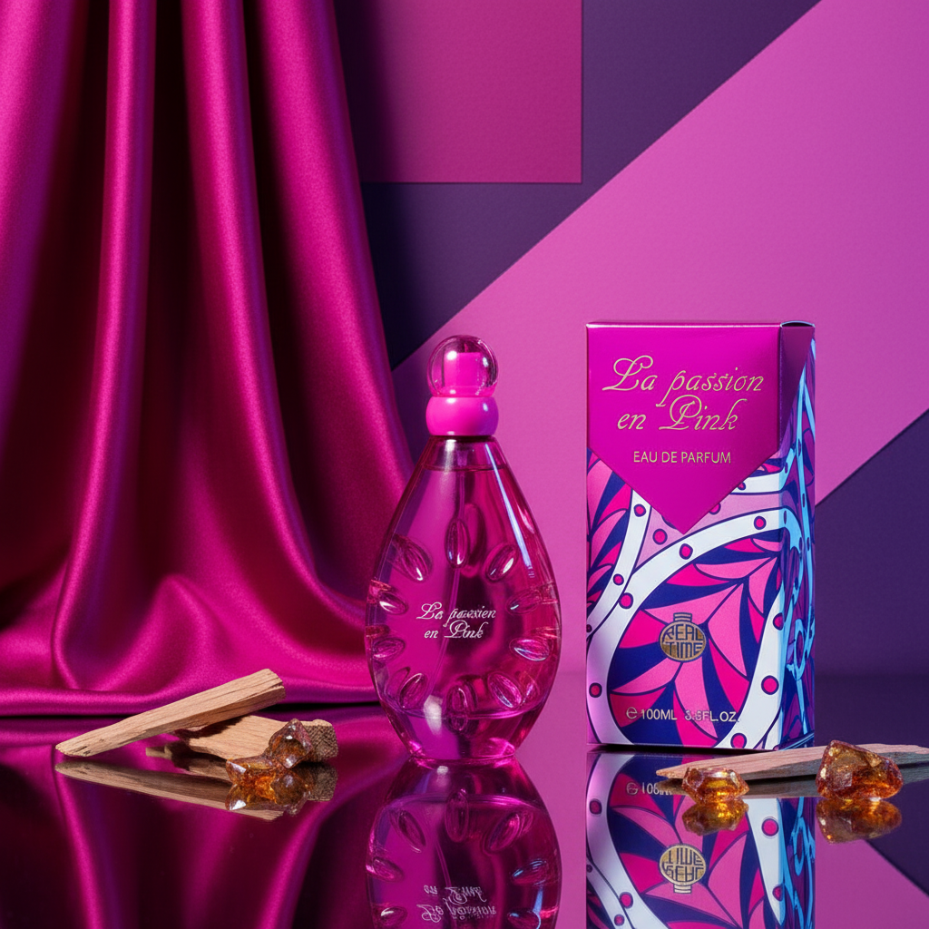 100 ml Eau de Parfum LA PASSION EN PINK Květinová Ovocná Vůně pro Ženy 6 
