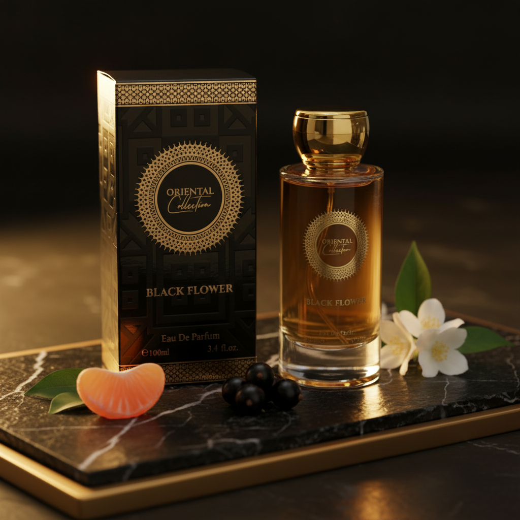 100 ml EDP BLACK FLOWER smyslná sladká vzrušující unisex vůně 16 
