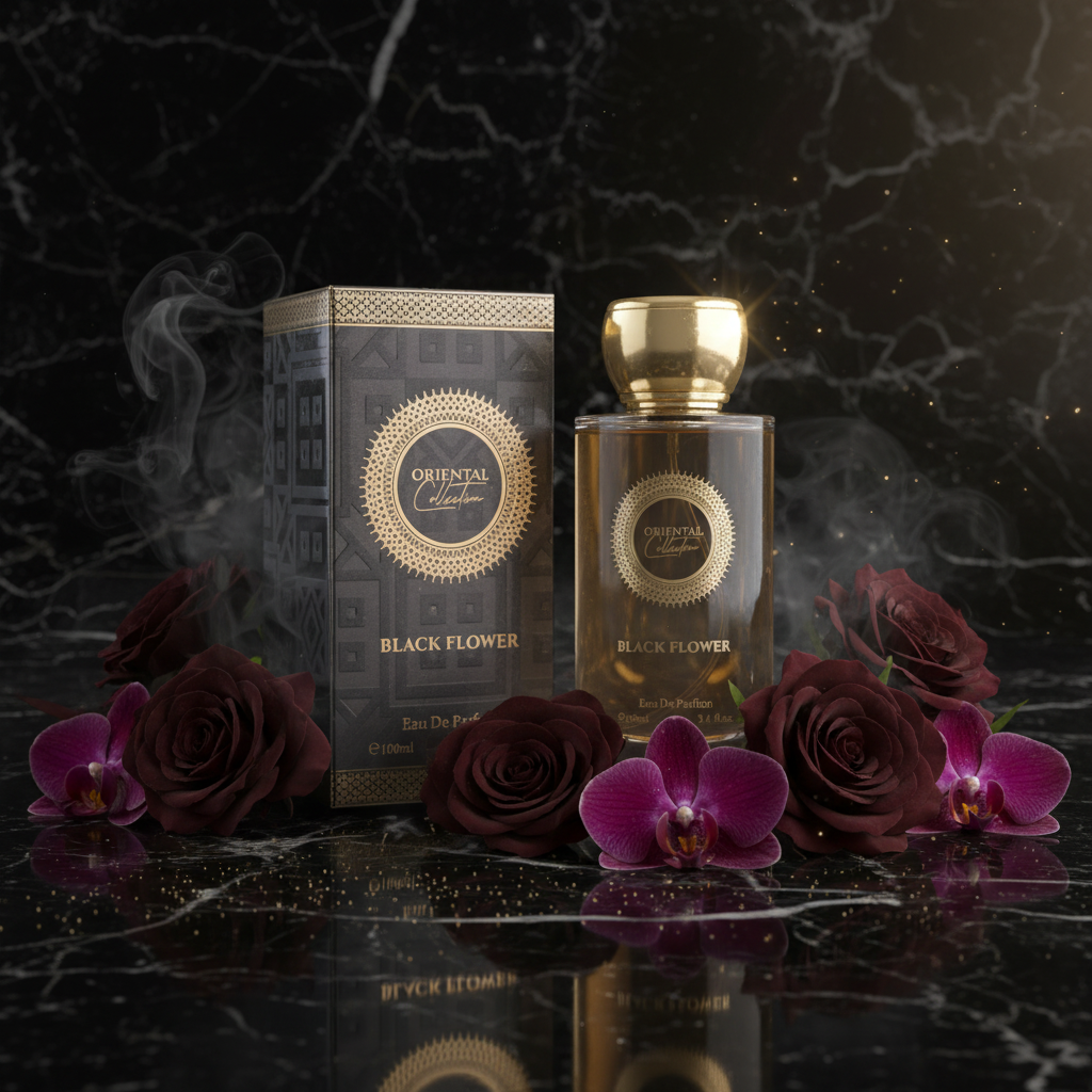 100 ml EDP BLACK FLOWER smyslná sladká vzrušující unisex vůně 7 