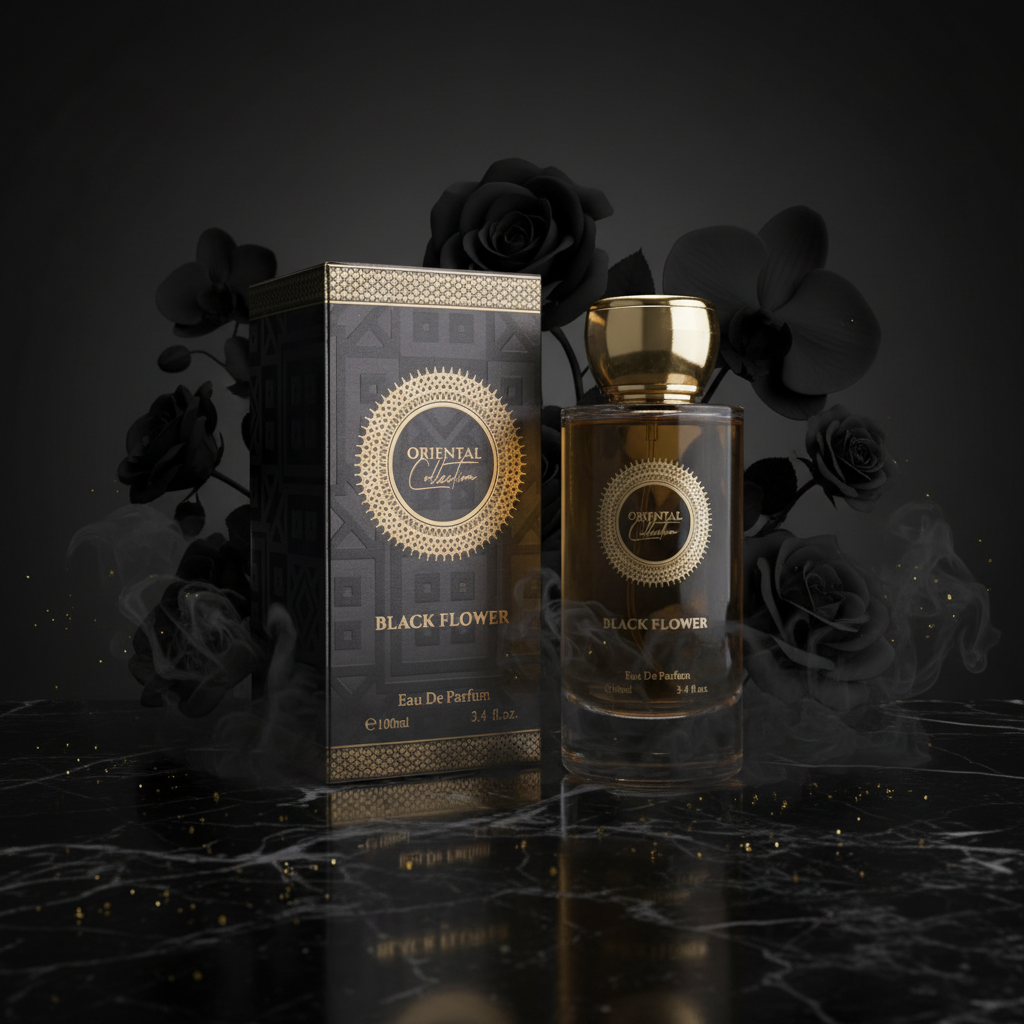 100 ml EDP BLACK FLOWER smyslná sladká vzrušující unisex vůně 10 
