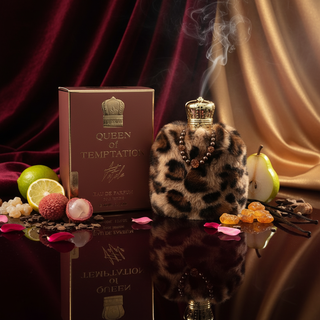 100 ml EDP QUEEN OF TEMPTATION - FATALE, jantarová vůně pro ženy 6 