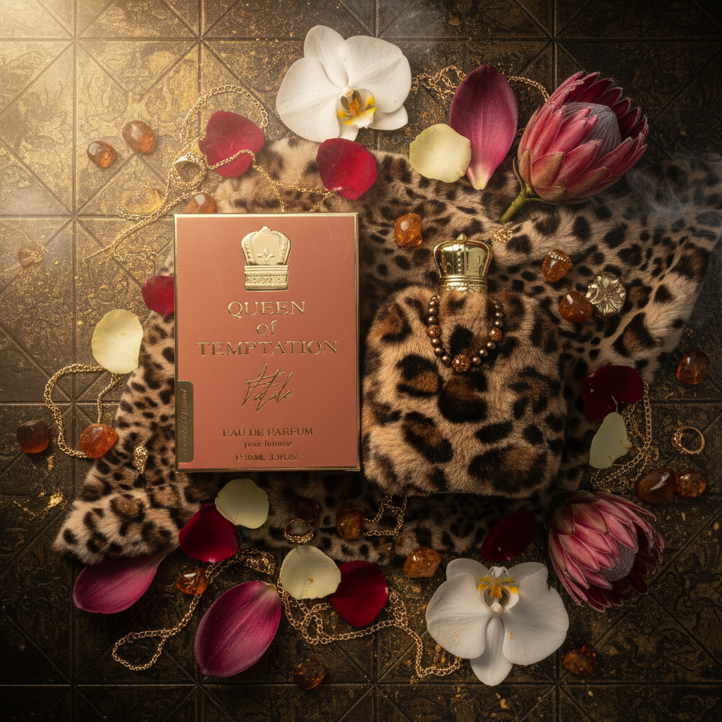 100 ml EDP QUEEN OF TEMPTATION - FATALE, jantarová vůně pro ženy
