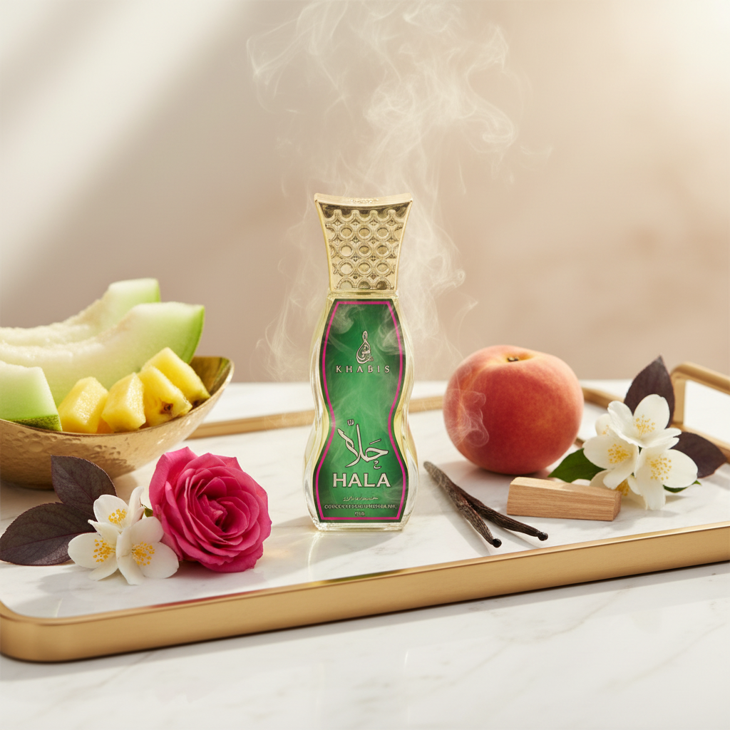 20 ml HALA parfémový olej, květinově - ovocná vůně pro ženy