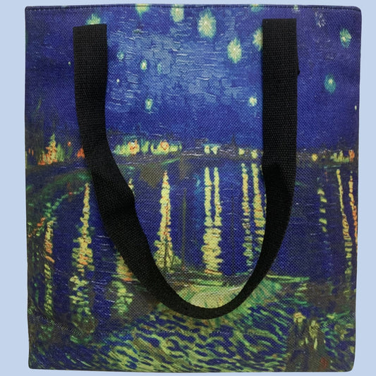 Nákupní taška, Van Gogh - Starry Night Over The Rhone, 38 cm x 10 cm x 36 cm | -80% Akce na Šperky