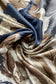 Šála-šátek ze 100% Pravého Hedvábí, 90 cm x 180 cm, Vzor květin a starého písma | -80% Akce na Šperky