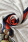 Hedvábná šála-šátek, 90 cm x 180 cm, Včelí vzor, Krémová | -80% Akce na Šperky