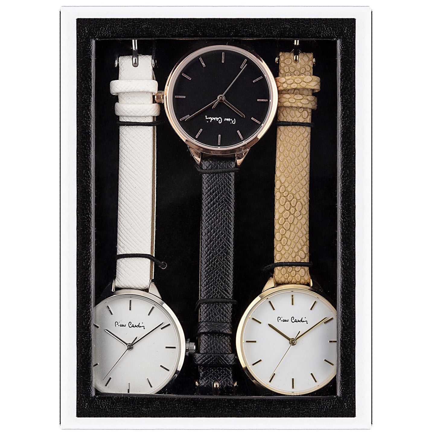 Sada 3 kusů hodinek Pierre Cardin | -80% Akce na Šperky