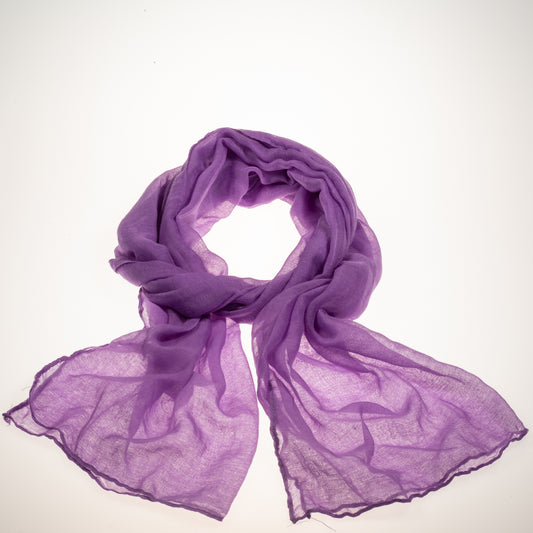 Módní šátek, 100% viskóza, 160 cm x 50 cm, PURPUROVÝ | -80% Akce na Šperky