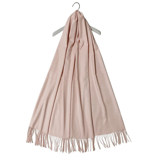 Šála-šátek ze 100% Pravého Pashmina Kašmíru, 70 cm x 180 cm, Lososová | -80% Akce na Šperky